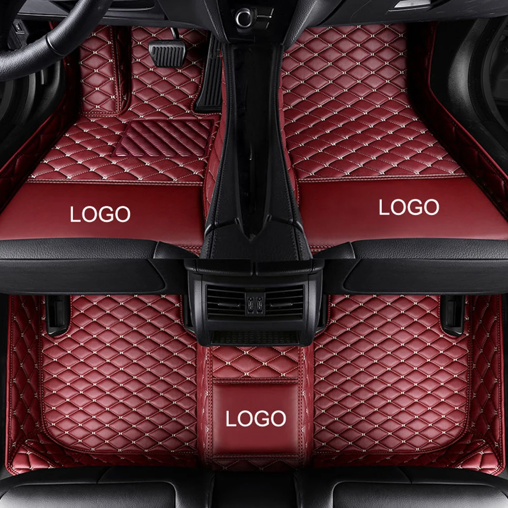 

Car floor mats with Logo/Brand Logo for Cadillac ATS CTS XTS SLS Escalade 5D car-styling all weather carpet floor liner