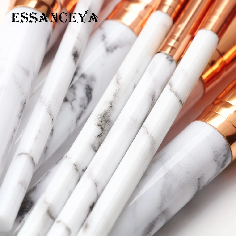 ESSANCEYA 10 шт. набор кистей для макияжа косметические инструменты пудра основа тени