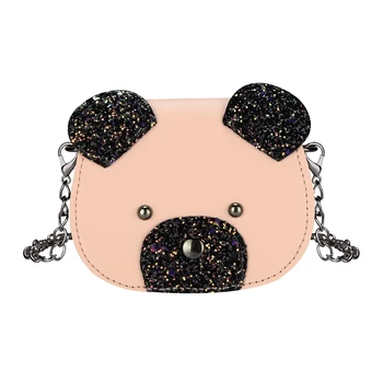 

Children's Bag Messenger Bag Girls Mini Bag Cute Bear Fashion Sequin Boy Shoulder Bag