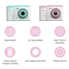 Aliexpress - Children Camera 2.8″ IPS Eye Protection Screen HD Touch Screen Digital Dual Lens 18MP Camera for Kids Children’s birthday gifts