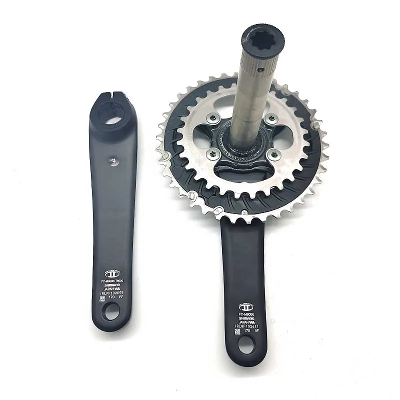Shimano DEORE XT FC M8000 HOLLOWTECH II Crankset 2x11 Speed 36 26T 38 28T 170 мм аксессуары для горных