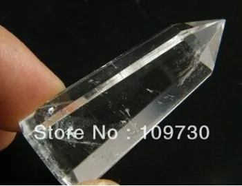 

YM 329 Top Rare Pyramid Phantom Inside Quartz Crystal Stone Rock Point Wand Healing