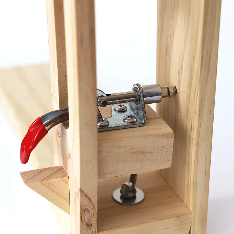 Деревянные швейные инструменты Кожа ремесло удерживающие зажимы DIY Ручная прошивка бука пони Зажимная рама кожаные инструменты