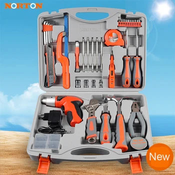 

Norton Upgrade Family Kit Manual Hardware Repair Kit 39 Piece Gift Set Piler Handware Hand Tools Kit