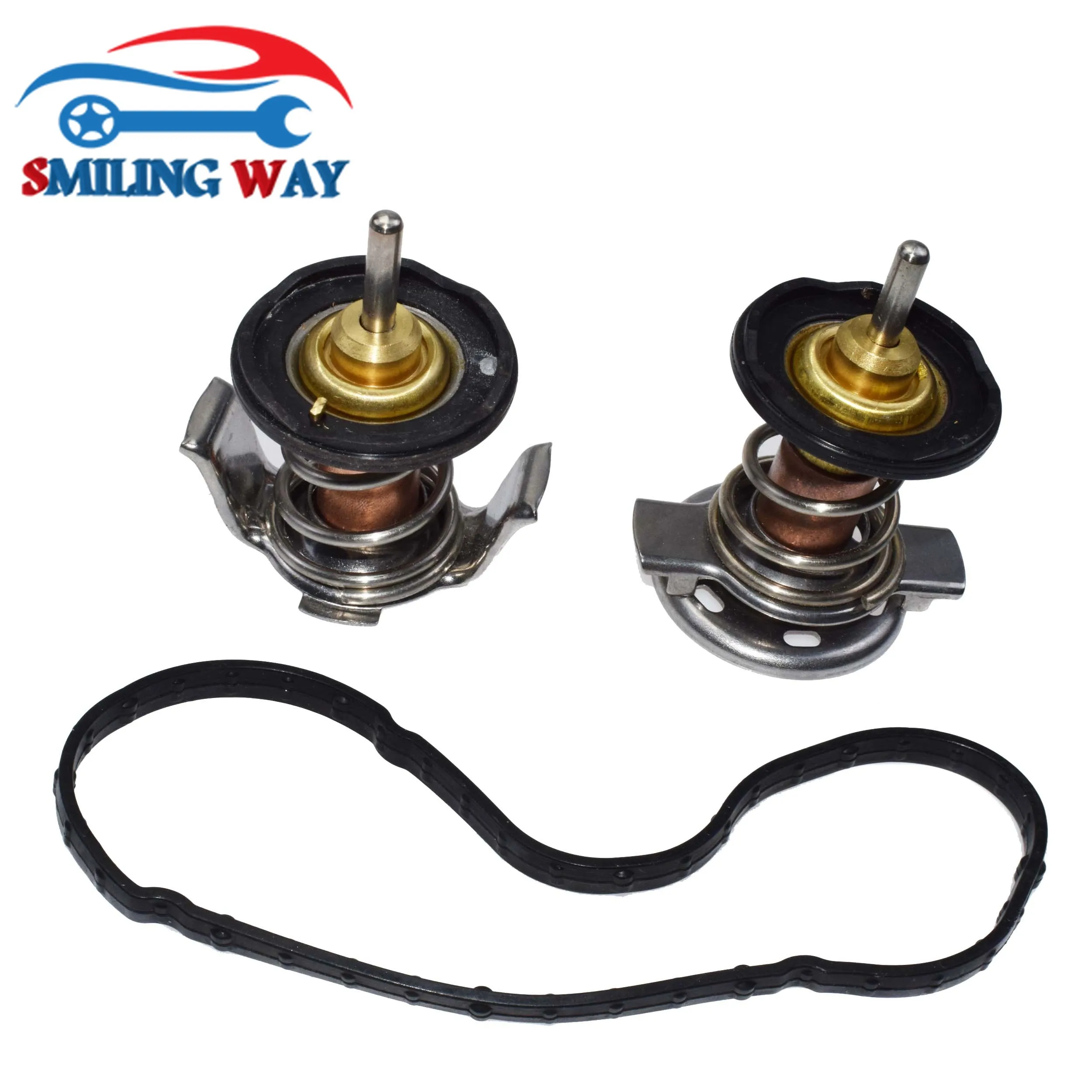 Engine Thermostat For 6.4L Powerstroke Diesel Trucks Ford F-250 F-350 F450 F-550 Super Duty 2008 2009 2010 OE# 8C3Z8575D RT1212