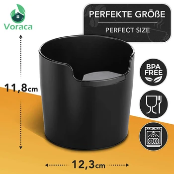 

Coffee Knock Box for Portafilter Machines Coffee Grind Dump Bin Espresso Grounds Container Waste Storage Trash Bin Tools Barista
