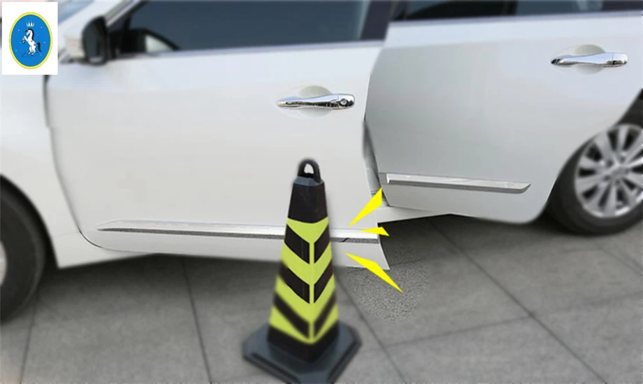 Yimaautotrims аксессуары Боковая дверь корпус молдинг крышка отделка Боковая дверь защитная накладка для Nissan Teana/Altima 2013- ABS