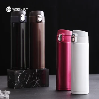 

Maiyuansu Portable Thermos Bottle 304 Stainless Steel Vacuum Flask For Tea Coffee Thermos Mug Kitchen Drinkware Hot Water Bottle