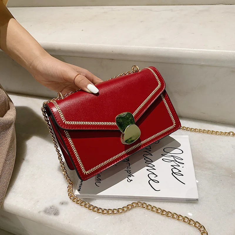 

2019 New Style Trendy Bag Shoulder Bag Small Shoulder Less Versitile Fashion Cool Hipster Chain Creative Thin WOMEN'S Bag