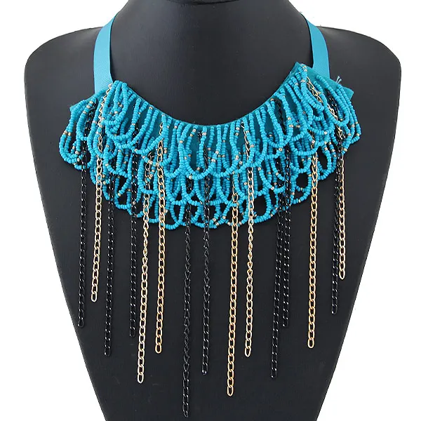 New Bohemian Lace Chain Chokers big statement Chunky Necklace charming Jewelry | Украшения и аксессуары