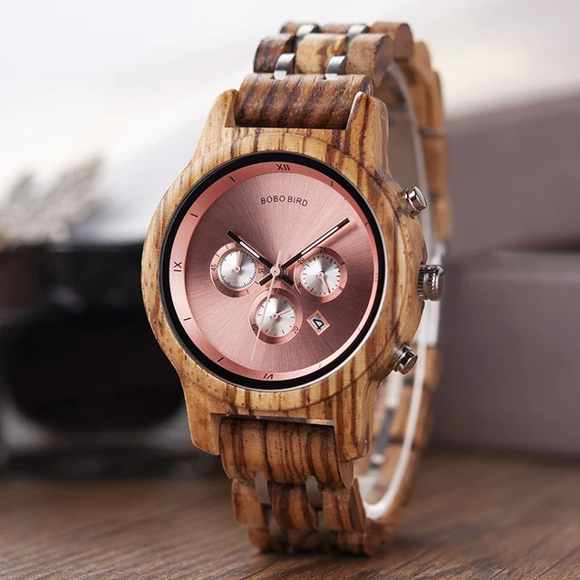 BOBO BIRD Simple Wood Women Watches reloj mujer Miyota Quartz Movement Ladies Clock Custom Wristwatch Great Gift with Wooden Box 2