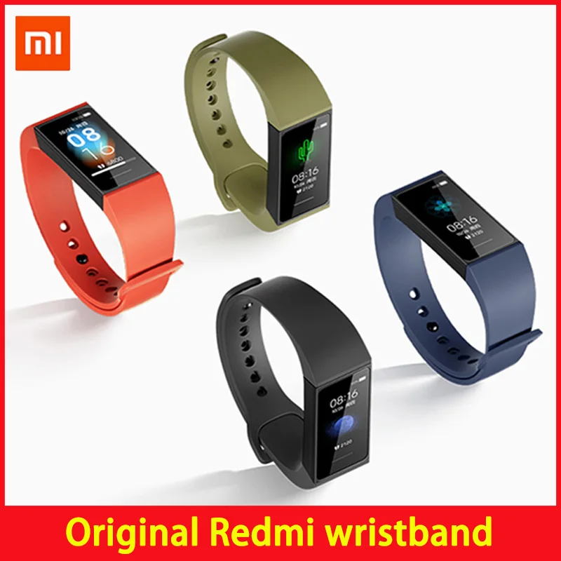 Фитнес-браслет Xiaomi Redmi Mi Band с пульсометром водонепроницаемый 4 смарт-браслета