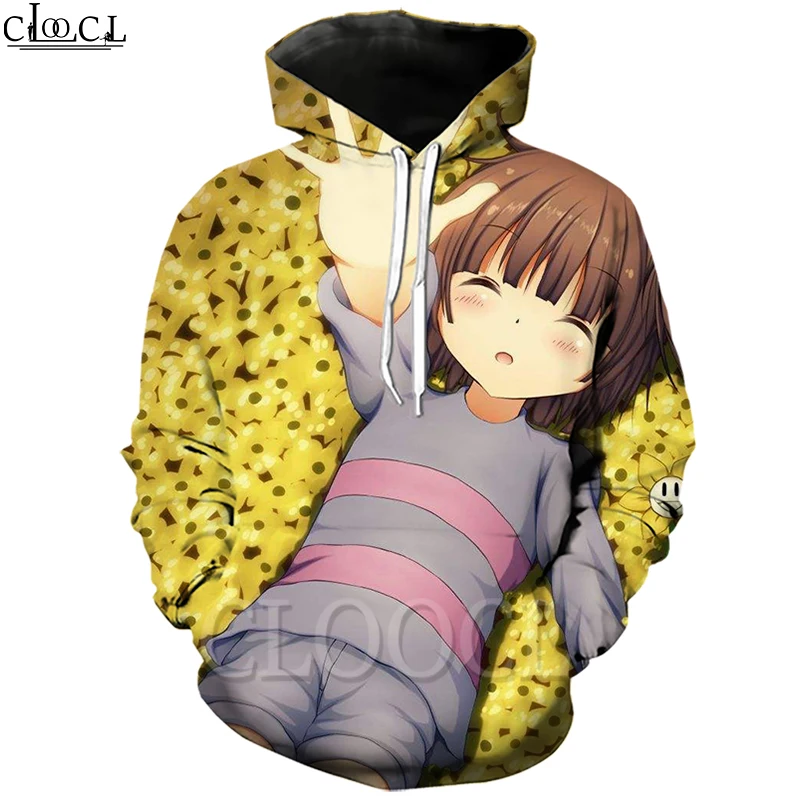 CLOOCL классические игры Undertale толстовки для женщин и мужчин Harajuku с 3D принтом