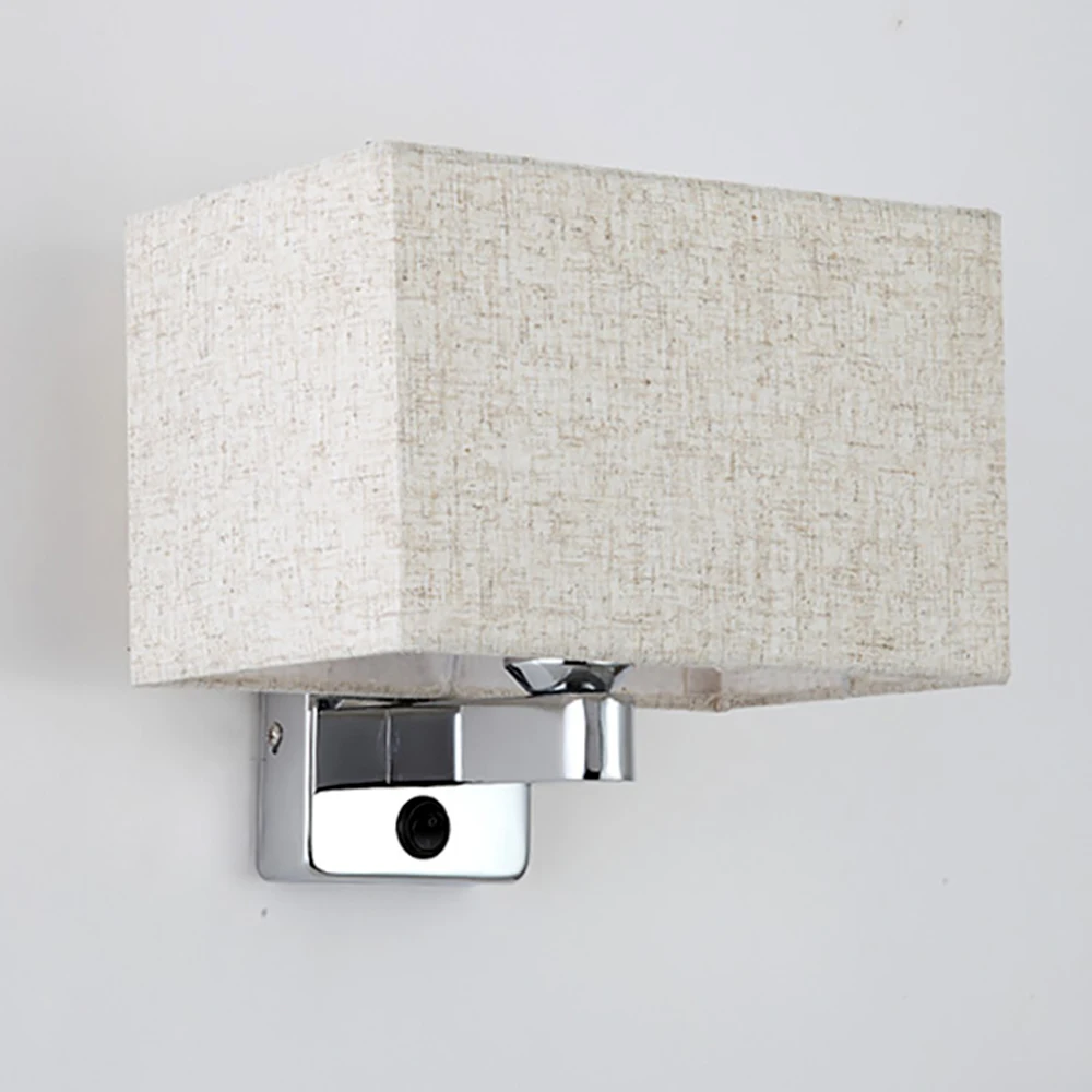  Zerouno Industrial Loft Retro Wall Light Vintage Creative Concise Fabric Light Kitchen Restaurant B - 4000120518854