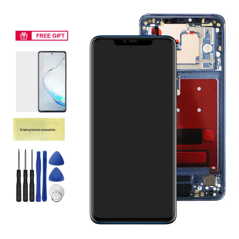 6.39" Original Huawei Mate 20 Pro LCD Display With Fingerprint, LYA-L09,L29,AL00 Touch Screen Digitizer Assembly For Mate20Pro cell phone lcd screen Phone LCDs