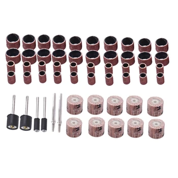 

GTBL 56Pcs Polishing Sandpaper Ring Grinding Head Hanging Mill Polishing Handle One Hundred Impeller Electric Grinding Accessori