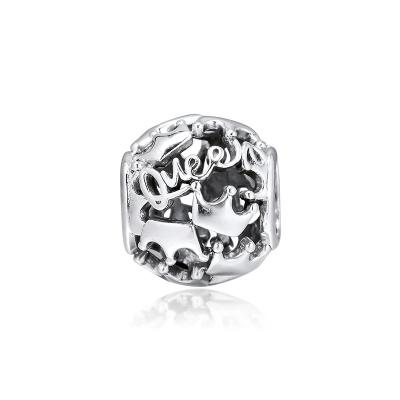 

Charms Fits for Europe Bracelets Necklaces Queen & Regal Crowns Beads 100% 925 Sterling Silver Jewelry Free Shipping