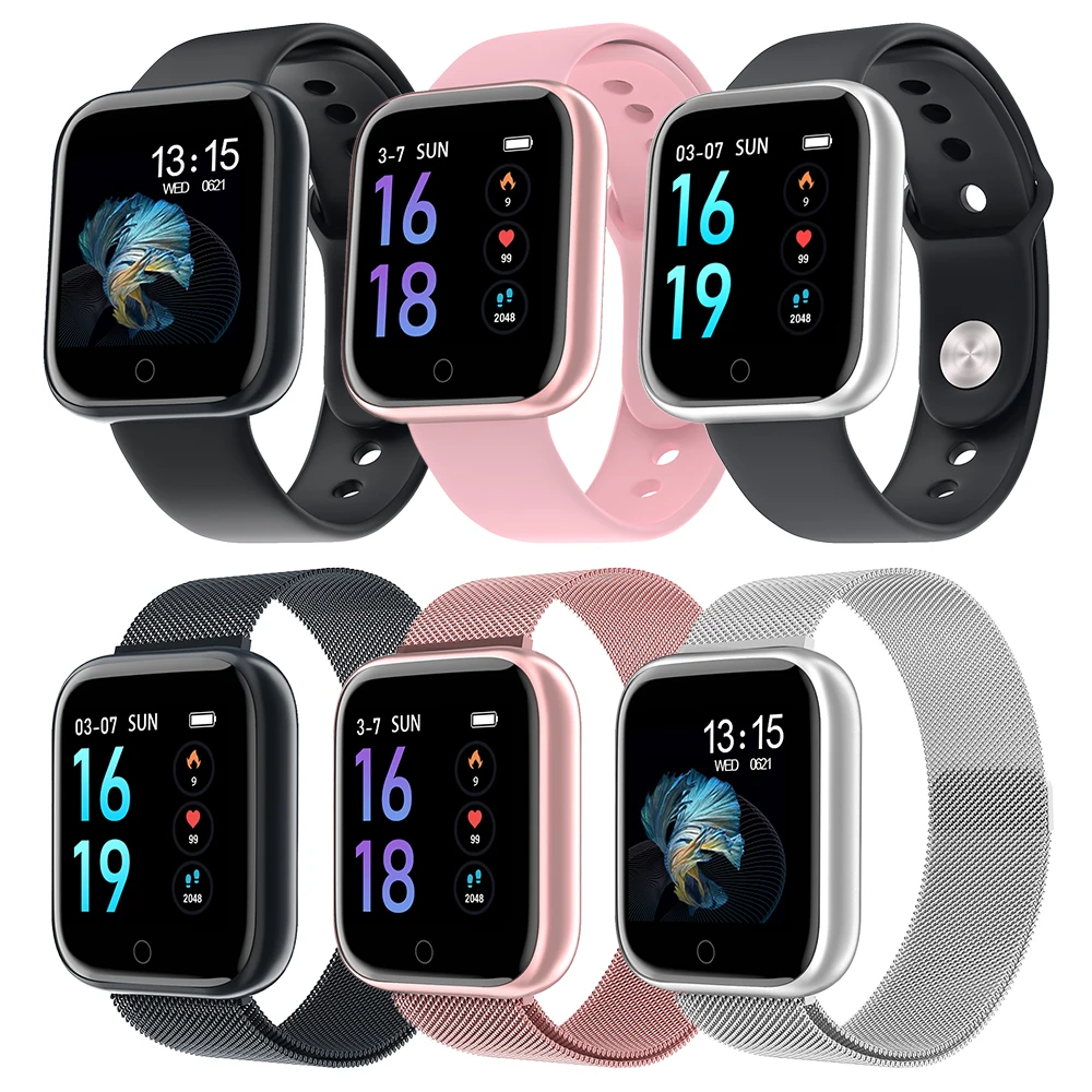 IP80 фитнес-Браслет Смарт-часы IP80 водонепроницаемый для Apple Watch Xiaomi Ios Android с монитором сердечного ритма Смарт-браслет