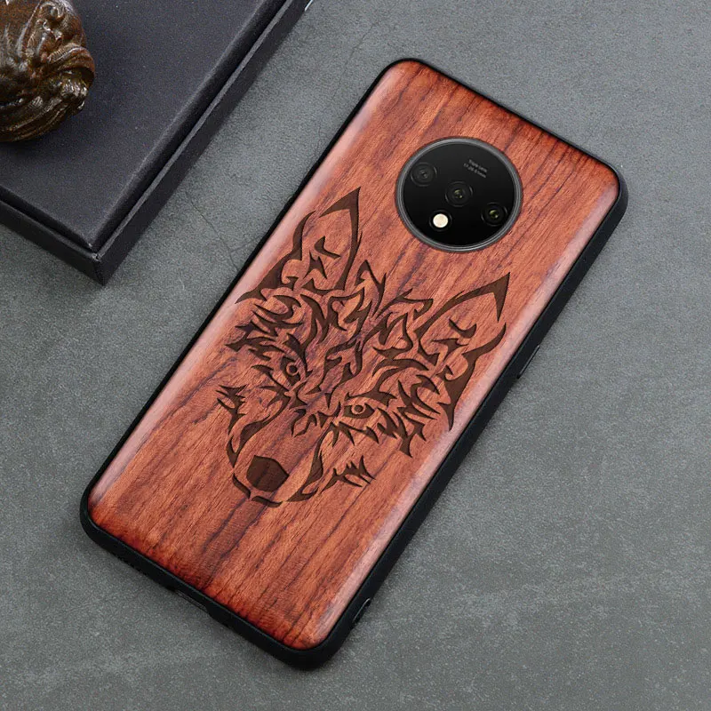 Новинка, чехол для Oneplus 7 t, тонкая деревянная задняя крышка, TPU бампер, чехол для Oneplus 7t One Plus 7t pro, чехол для телефона s
