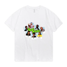 Camiseta con estampado de Príncipe de Bel Air para hombres, camisa de manga corta con diseño divertido de Hip Hop, estilo Vintage de los años 90