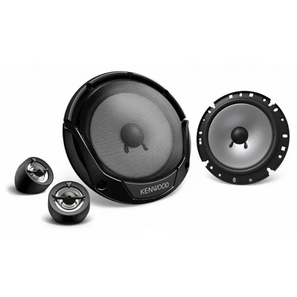 Колонки автомобильные kenwood kfc-e170p 300вт 92дб 4ом 17см (6 3/4дюйм) компонентные