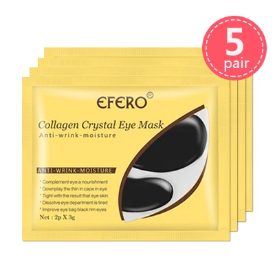 Eye Patches Hyaluronic Acids Microneedle Eye Pads Moisturizing Wrinkles Fine Lines Dark Circles Removal Collagen Eye Mask Patch 5pair YM7-B
