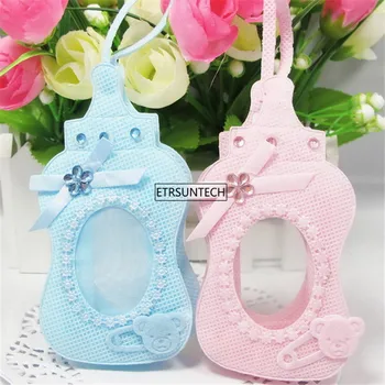 

120pcs Blue Pink Gift Bag for Christmas Gift Baking Candy Cookie Packaging Bags Baby shower Gift Bag