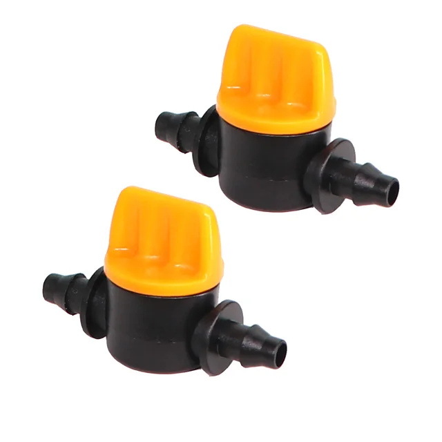 7 Az 1/4 ' Szögelt Mini Szelep Típusa A Kapcsoló Csatlakozókhoz 4/7 Mm -Es Tömlőkertészet Üvegházhatású Öntözőcsövek Adapteréhez - Image 6