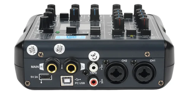 FREEBOSS 4 Channels Mixer Audio Mini 24Bit 192KHz Mixing