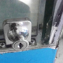 

Metal Single Double Swinging Glass Showcases Door Cabinet Lock+2 Secure Keys Home Store Single Double Door Showcase Lock