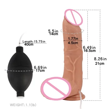 MLSice Big Realistic Dildo Squirt Toy Ejaculating Dildo Spray Water Erotic Sex Toys Squirting Penis Ejaculation Cock for Women 2