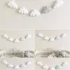 Nordic Cute Cloud Hanging Decor Garland Party Kids Room Hanging Wall Decor Tent Bed Baby Shower Bunting Ornament 2