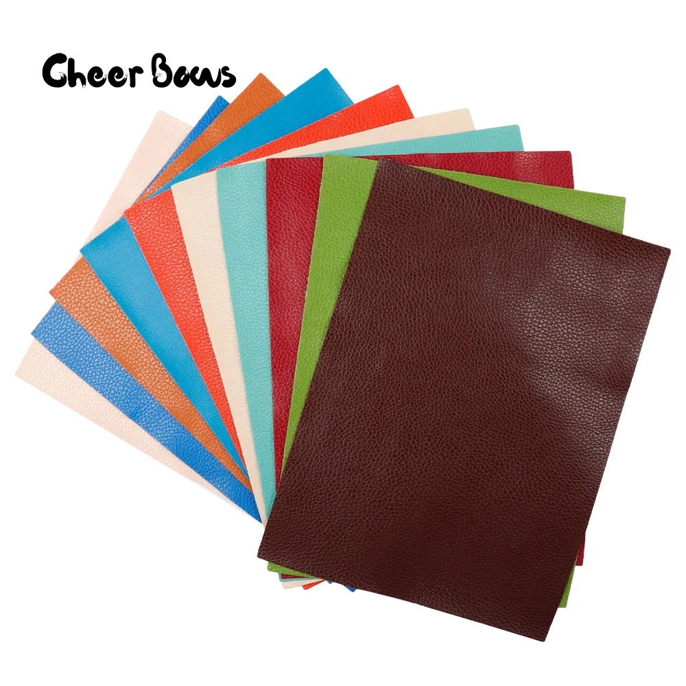 22cm*30cm Synthetic Leather Fabric Litchi Faux Artificial Sewing Bags Shoes Patchwork DIY Handmade Craft Materials | Дом и сад