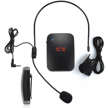 

Wireless Microphone Easy Operation Headset And Lapel FM Transmitter Car Tourist Guide Lectures Teacher Durable Multipurpose