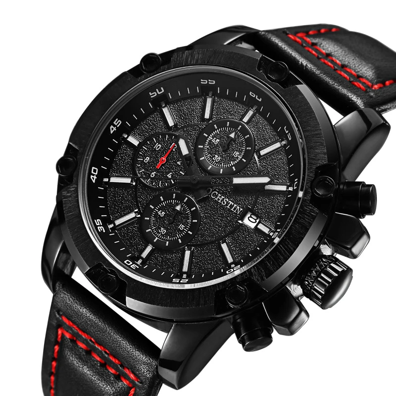 

Watches Men Fashion Big Dial Sports Quartz Watch Luminous Date Display Chronograph Watch Waterproof Male Clock reloj hombre