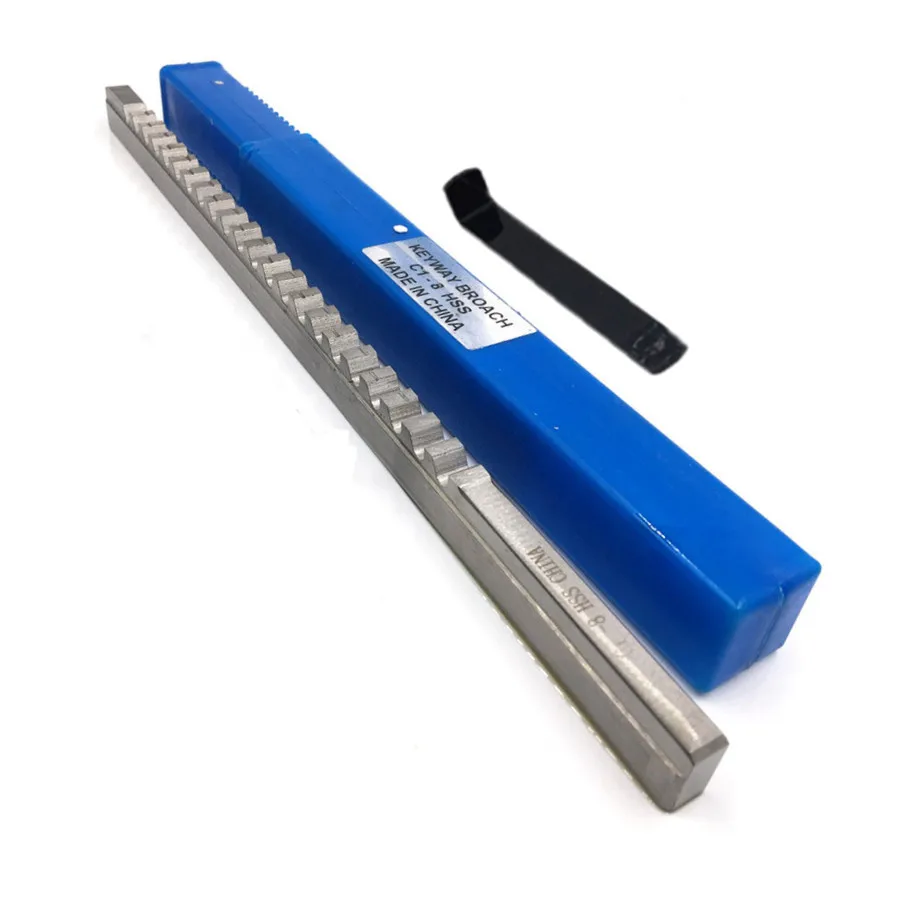 8mm c push-type keyway broach tamanho métrico