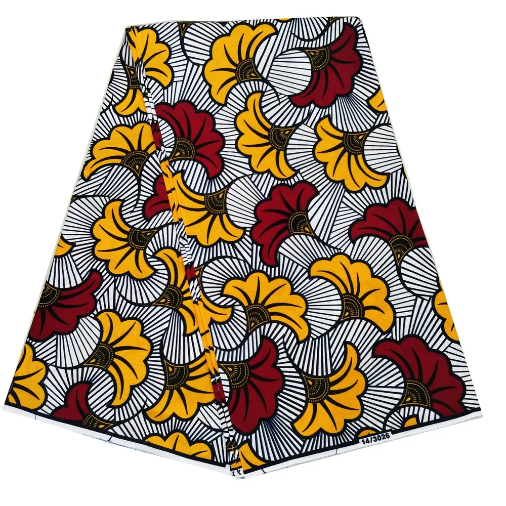 

2019 Cotton Veritable Dutch wax Ankara African wax prints fabric 100% cotton 6 yards