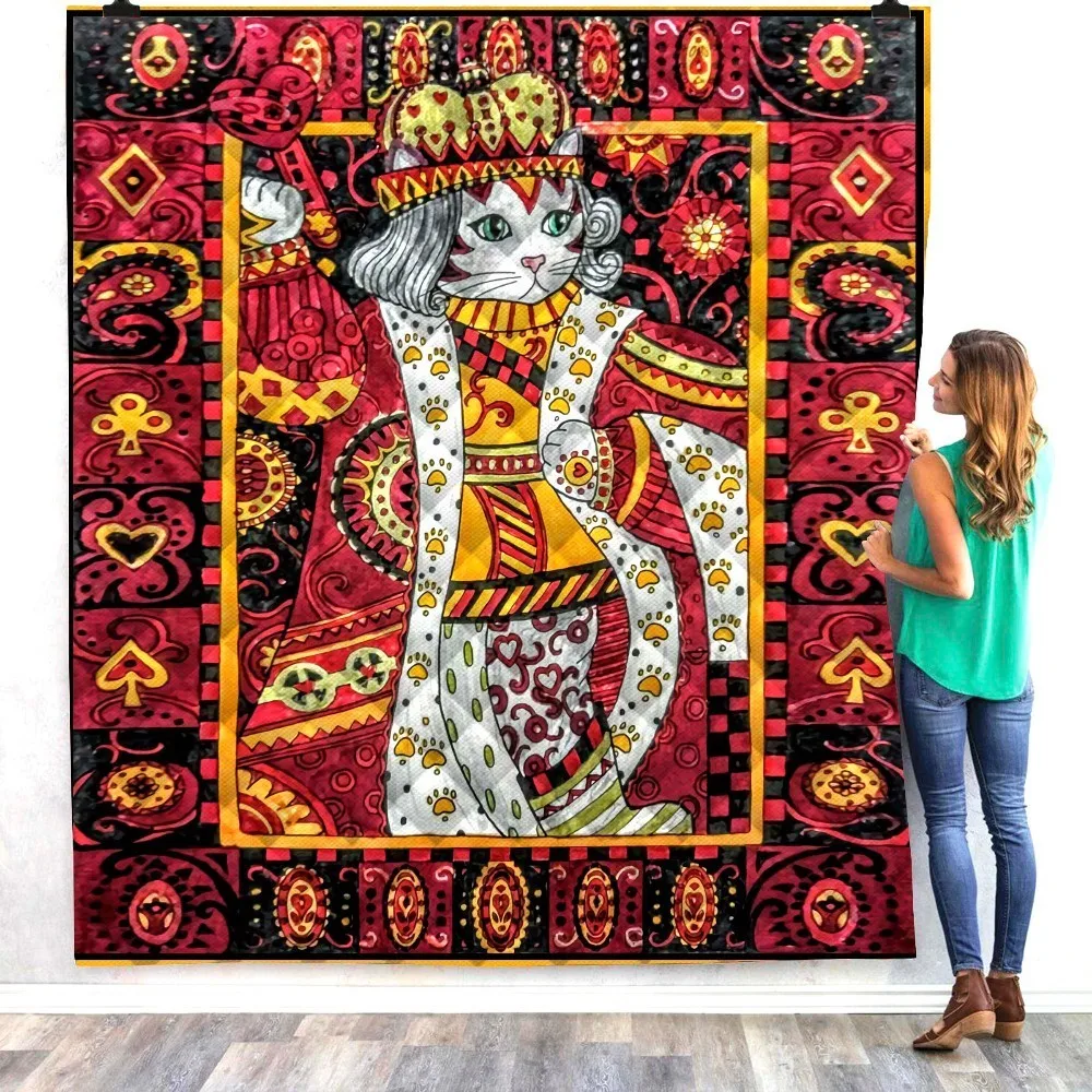 Dropshipping-Black-Cat-Print-Quilt-Kids-School-Adults-Bed-Soft-Warm-Thin-Blanket-Cotton-Quilt-King (1)