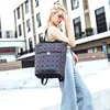 new shiny Geometric Luminous bag Sequins Female Backpack Geometric Women School Backpack For Teenage girls mochila feminina 2024 2