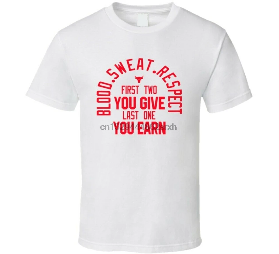 the rock blood sweat respect