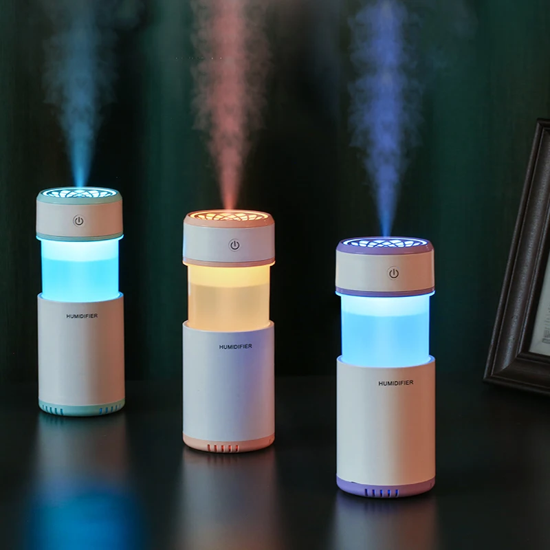 New 200ML Car Essential Oil Diffuser Mini Ultrasonic Pulling humidifier LED Night Light USB Aromatherapy Fogger | Бытовая техника