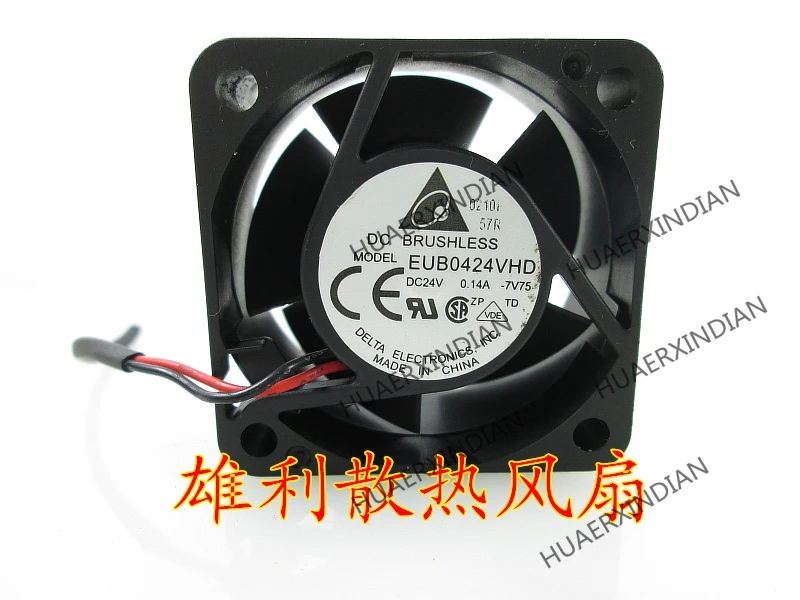

Original NEW EUB0424VHD 24V 0.14A 4CM 4020 2wire40*40*20MM Motor protection cooling Fan high quality