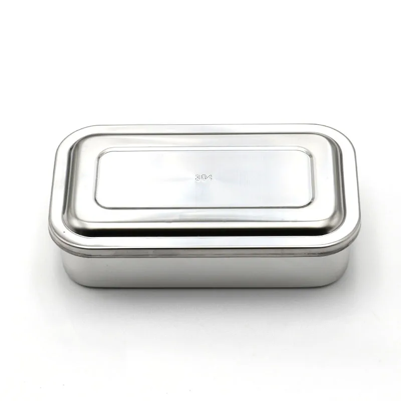 304-thick-medical-stainless-steel-disinfection-tray-square-plate-with-hole-cover-medical-equipment-and-surgical