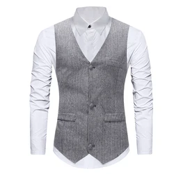 Men Vests European Code Spring/Autumn Casual Printing and Solid Color Waistcoat Inside and Outside Wear Vest Men Vests European Code Spring/Autumn Casual Printing and Solid Color Waistcoat Inside and Outside Wear Vest