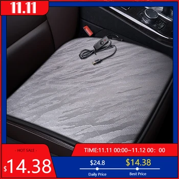 

kokololee 12V Heated car seat cover for Chrysler all models 300C PT Cruiser 300S 300 Sebring car Winter Pad Cushions car styling