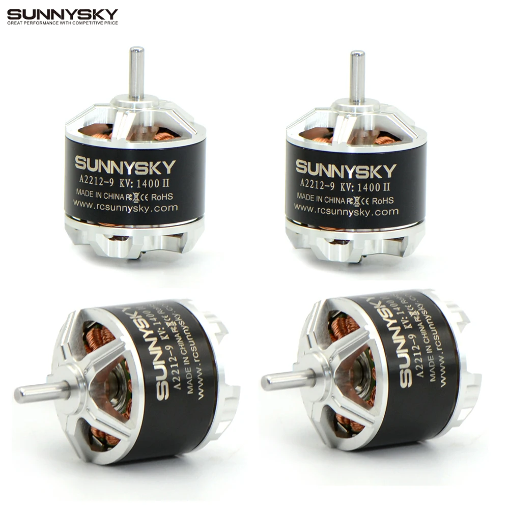 $36.65 4pcslot Sunnysky A2212 800KV 980KV 1250KV 1400KV Brushless Motor For F450 Quadcopter Drone RC Airp