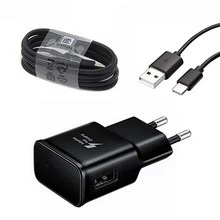Для samsung S10 A50 A70 быстрое зарядное устройство usb type-C адаптивный кабель Быстрая зарядка зарядное устройство для samsung S10E S10 plus S9 S8 Note 10 8 9