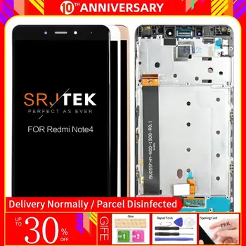

5.5 inch Original Display For XIAOMI Redmi Note 4 LCD Touch Screen Digitizer with Frame LCD For Xiaomi Redmi Note 4 Display