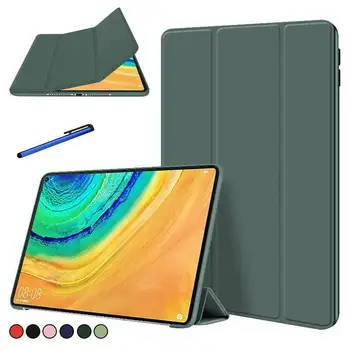 

Slim Shell Leather Case Magnetic Smart Cover For Huawei MatePad Pro 10.8" Tablet Soft Silicone Back Case