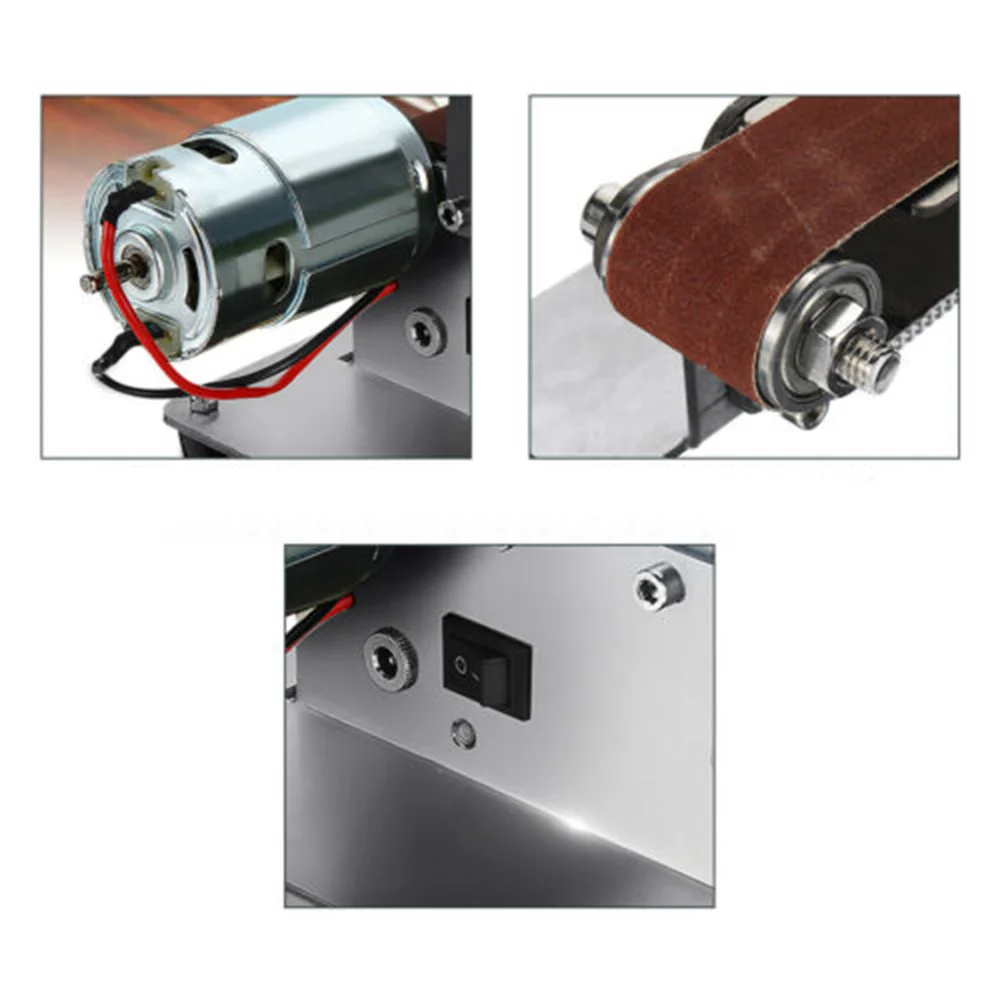 

Mini Multifunctional Grinder Electric Belt Sander DIY Polishing Grinding Machine